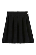 Pleated Skirt - Black - Women