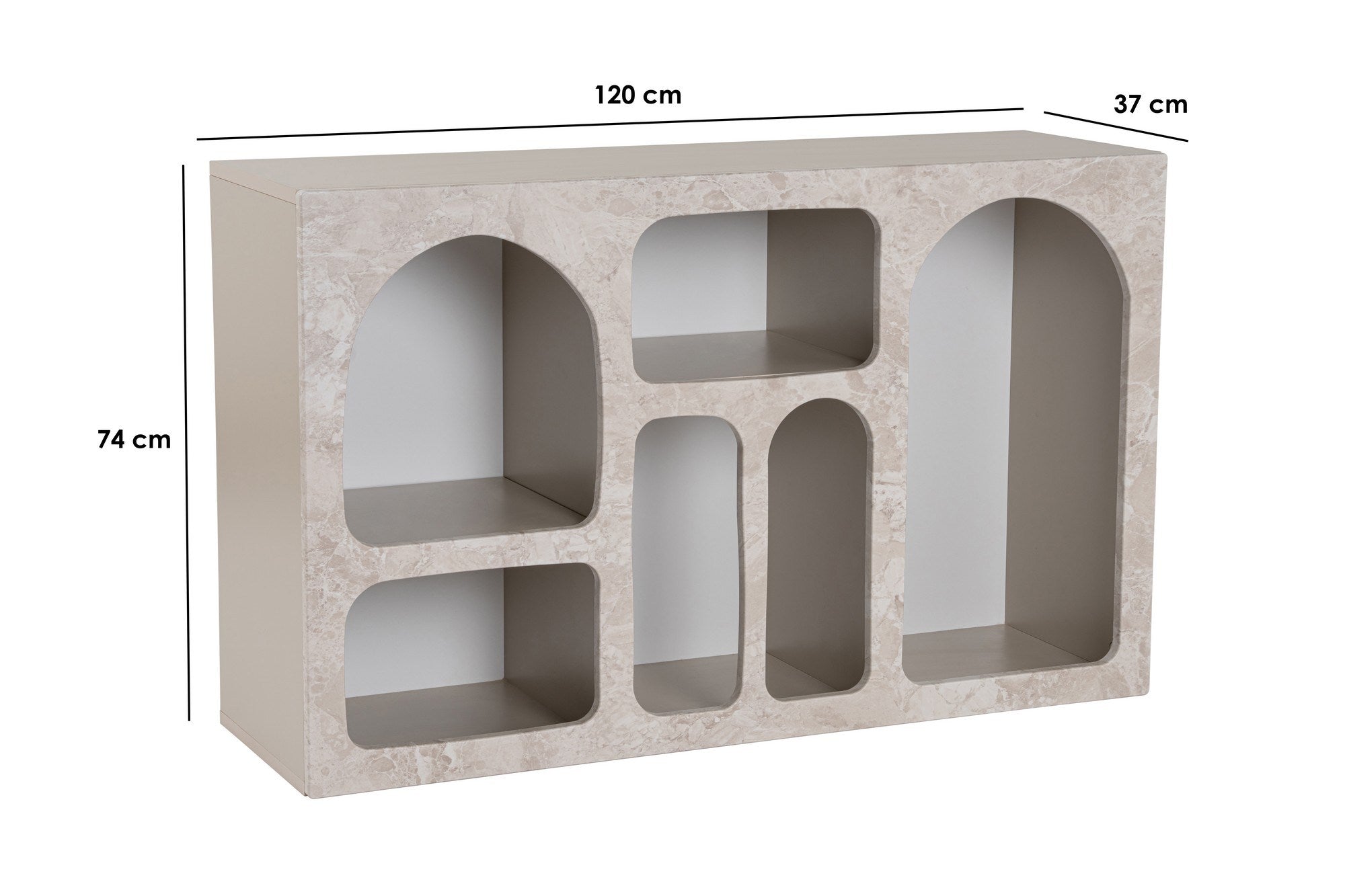 Liva 120 - Console - Travertine