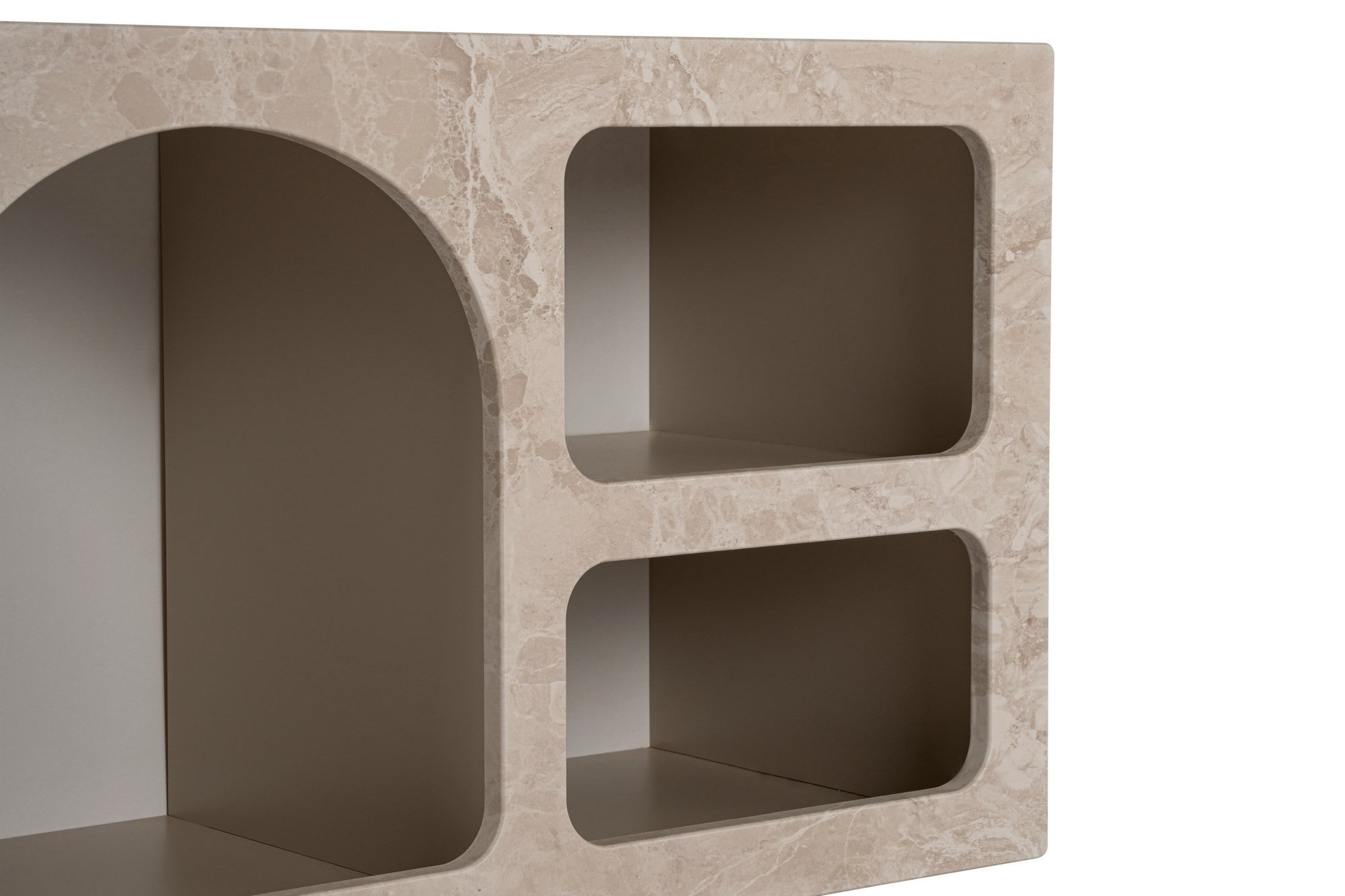 Ferlis - Console Table - Travertine