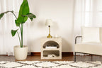 Lorin - Table de Chevet - Travertine