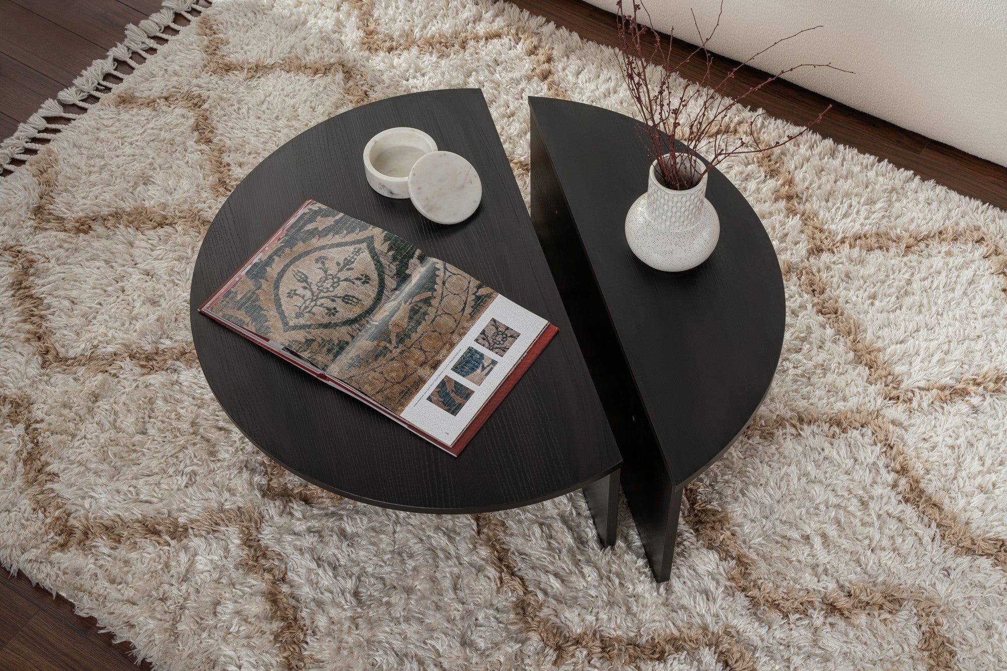 Orion - Coffee Table - Black Wood