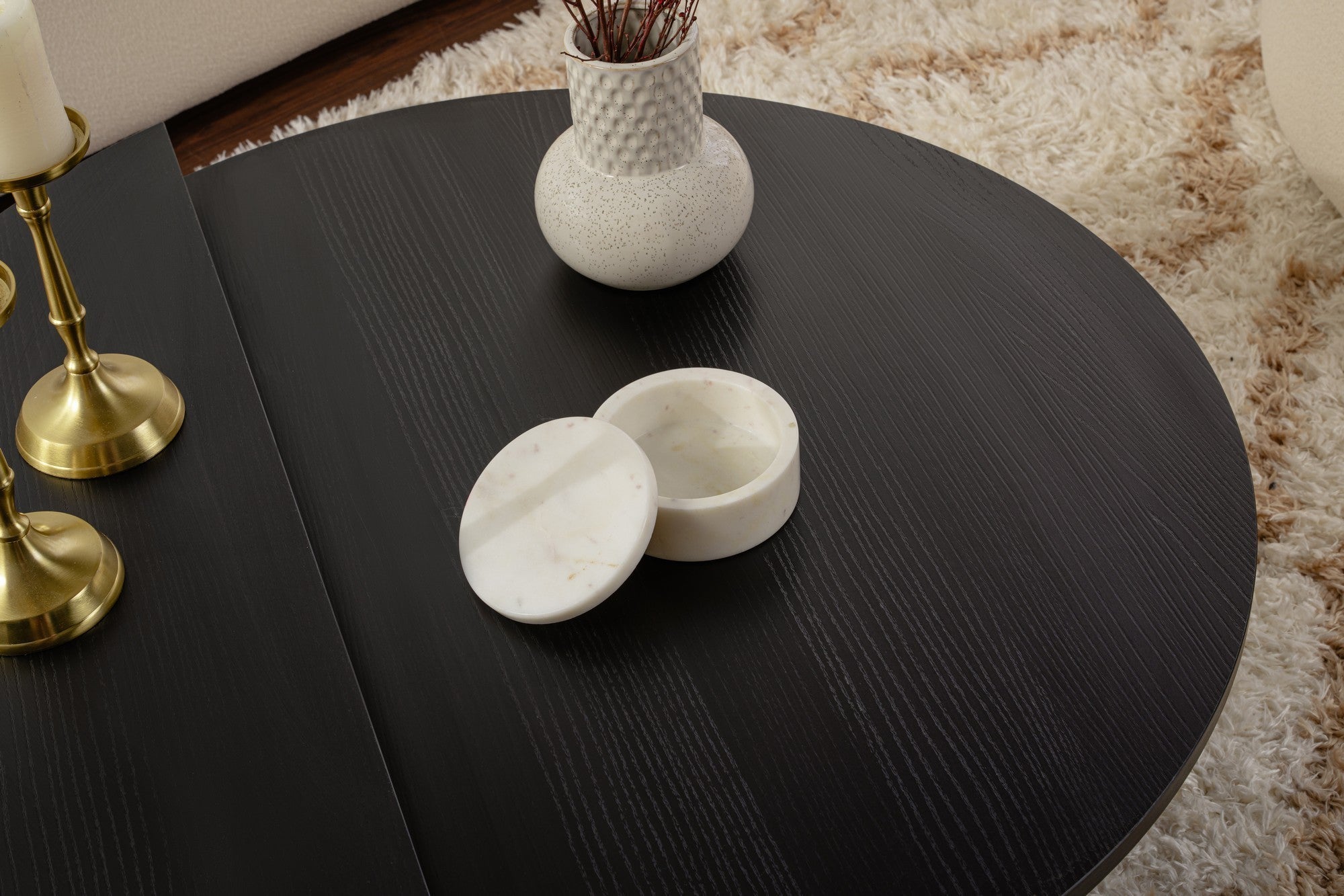 Orion - Coffee Table - Black Wood
