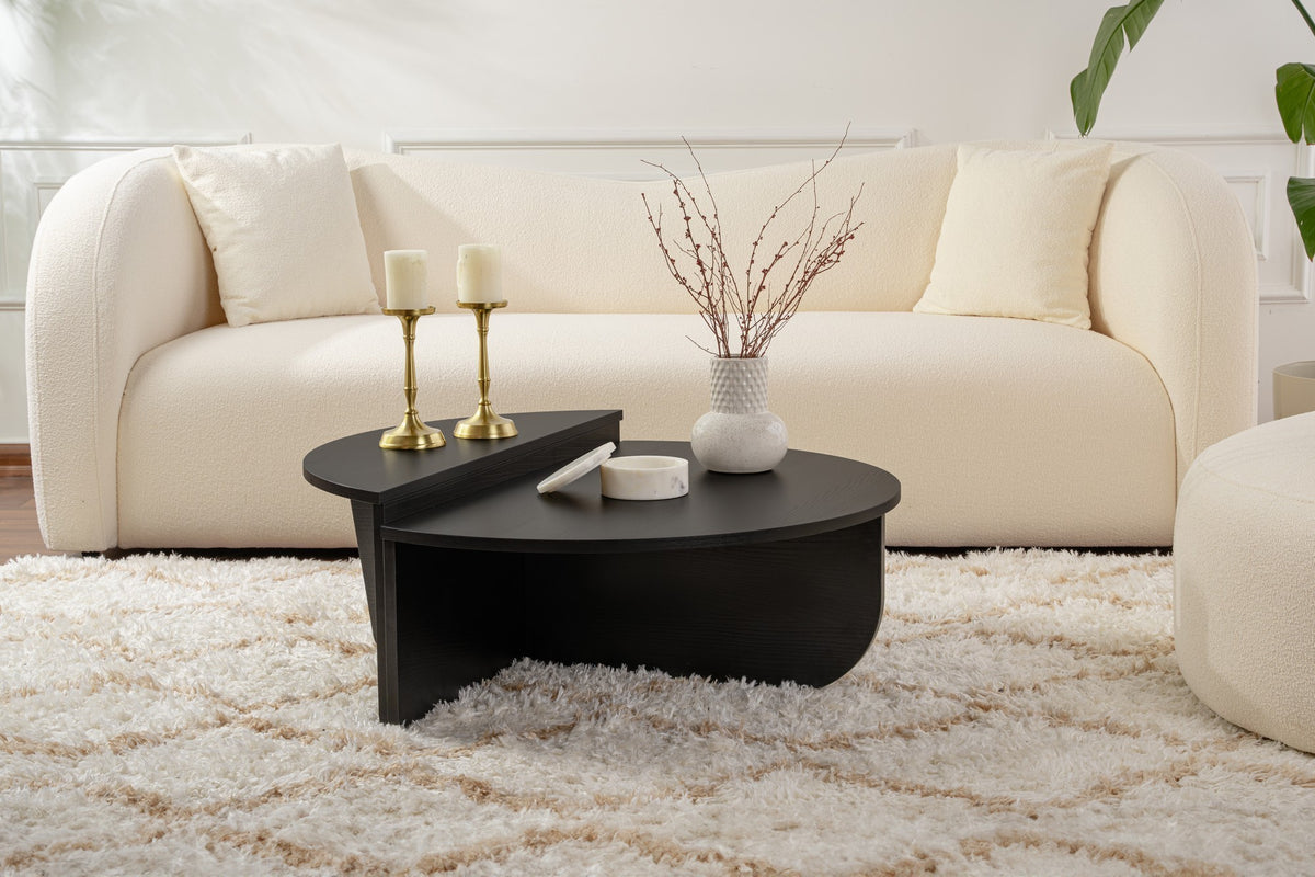 Orion - Coffee Table - Black Wood