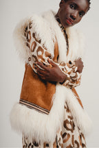 The Aretha Folk Suede Effect Jacket