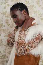 The Aretha Folk Suede Effect Jacket