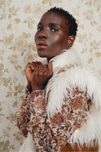 The Aretha Folk Suede Effect Jacket