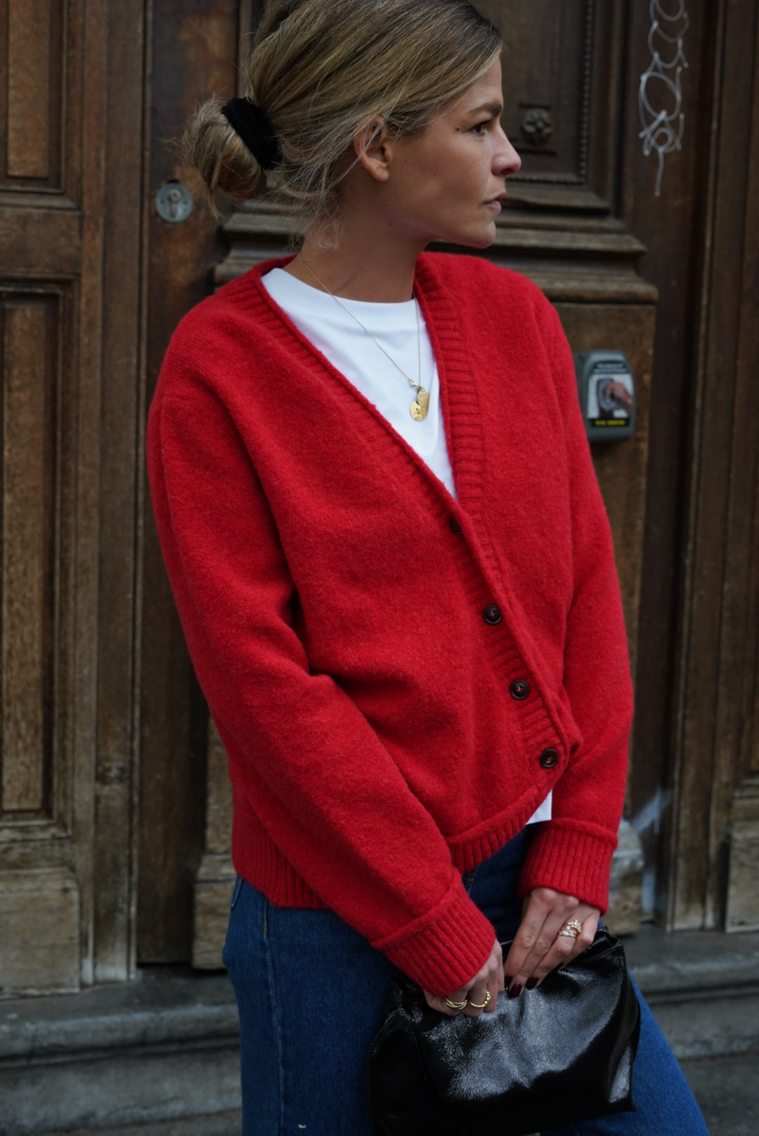 Stanislas Red Cardigan