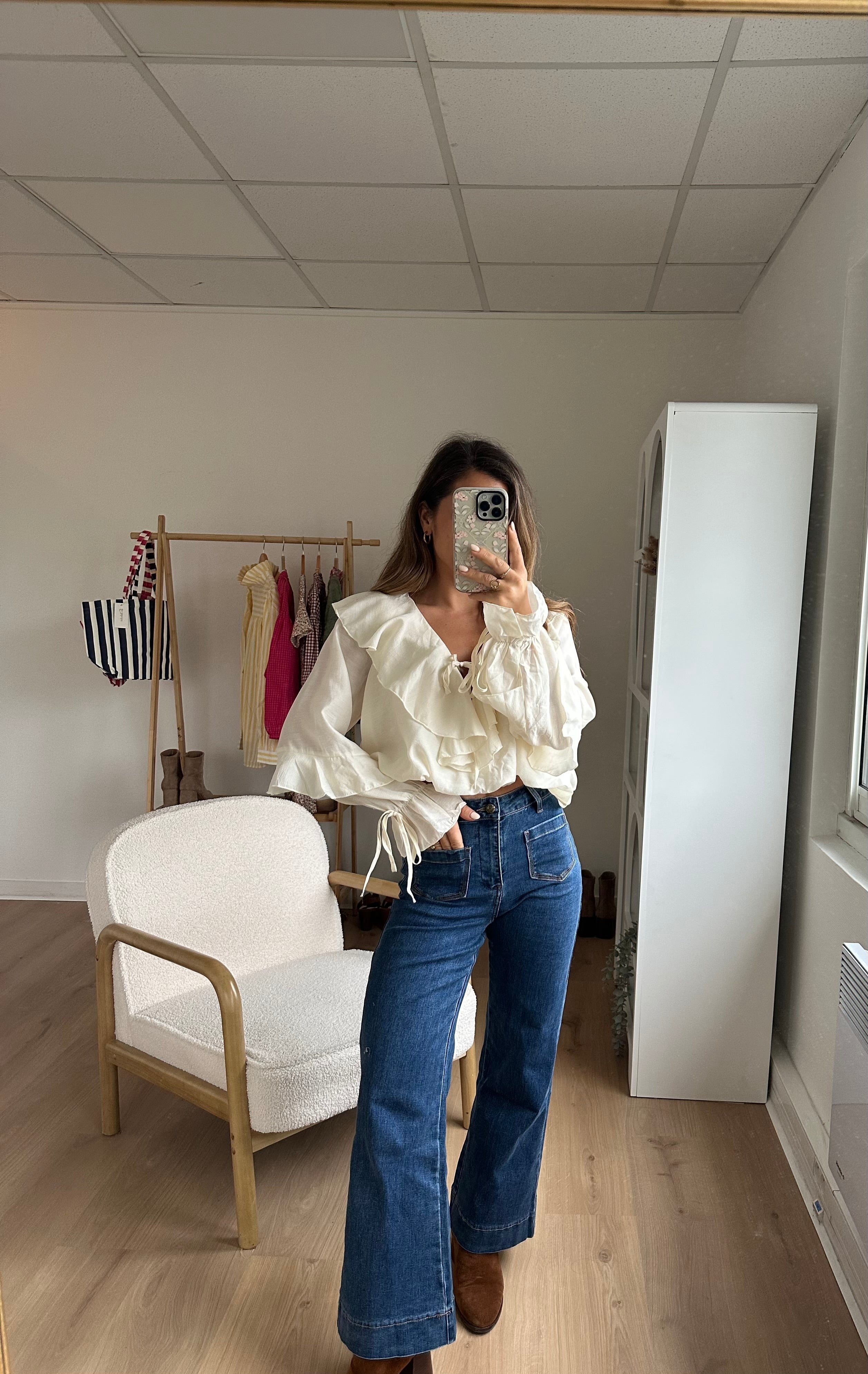 Iris Blouse Ecru