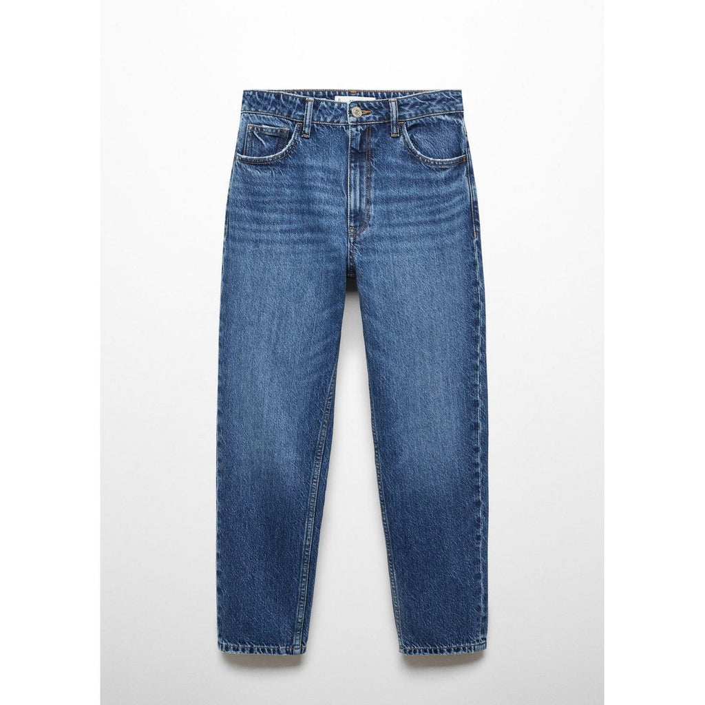 Vaqueros Mom de talle alto - Azul oscuro