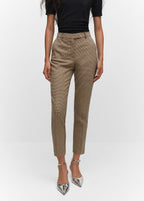 Normal Waist Skinny Trousers - Green