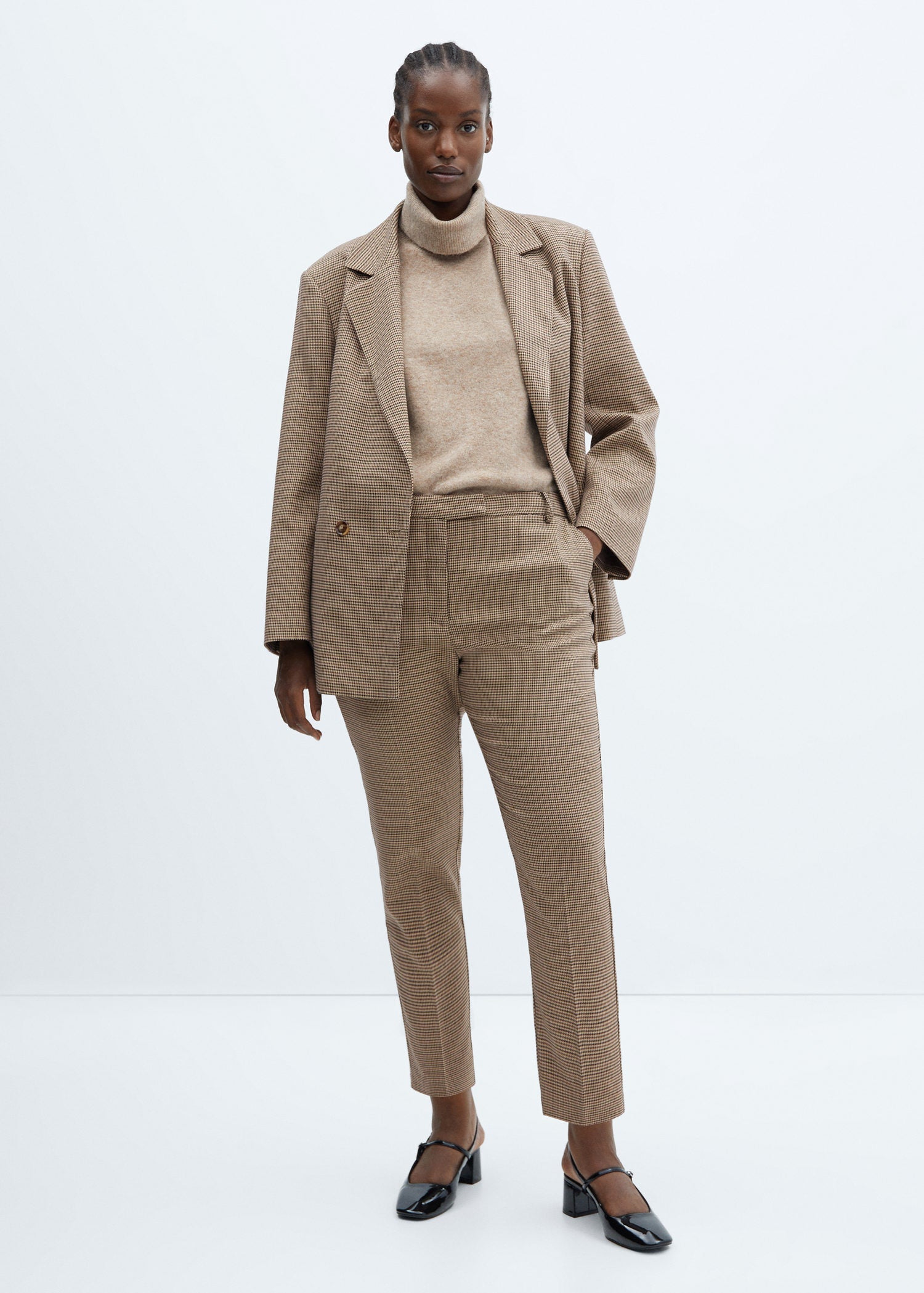 Normal Waist Skinny Trousers - Green