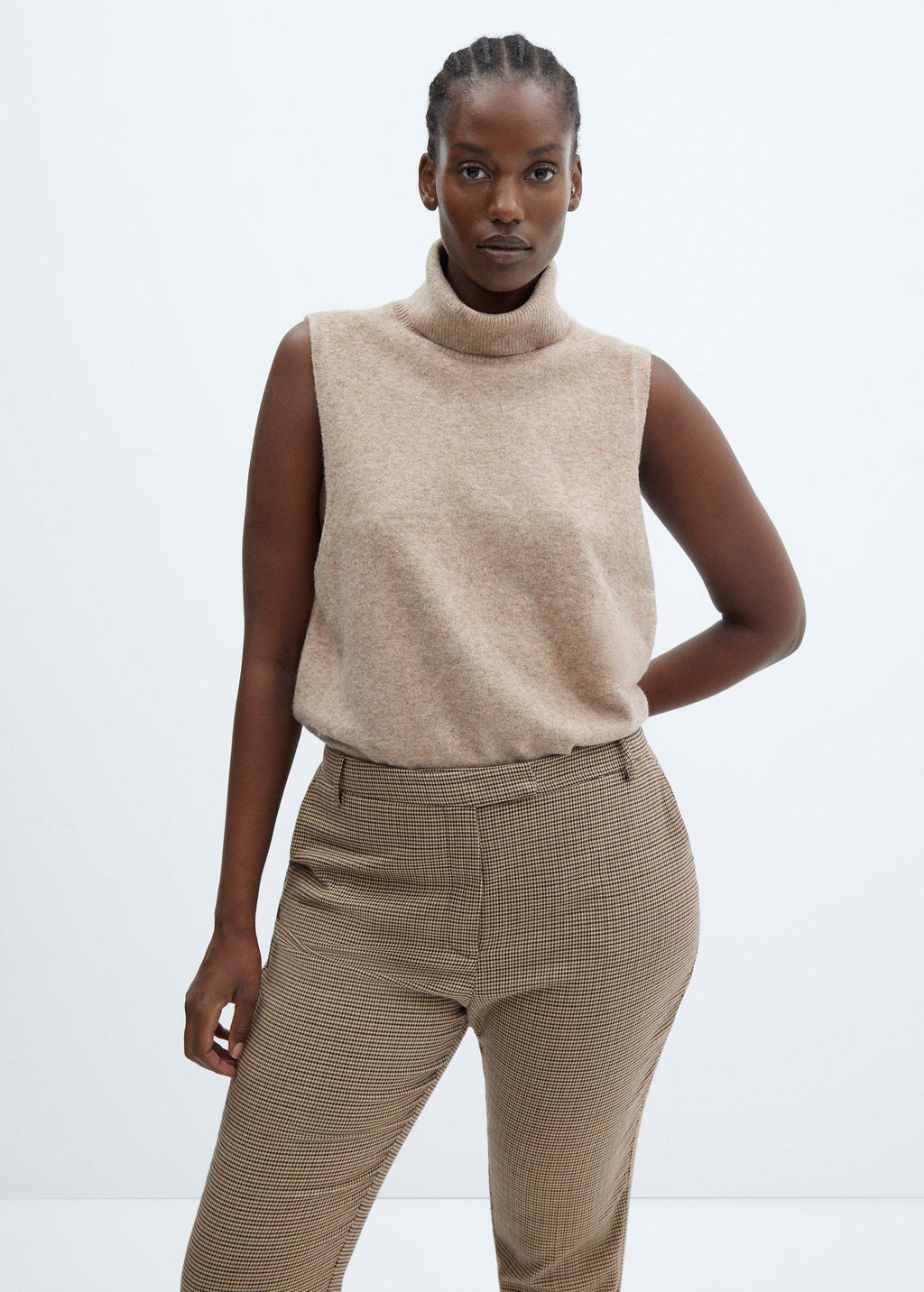 Normal Waist Skinny Trousers - Green