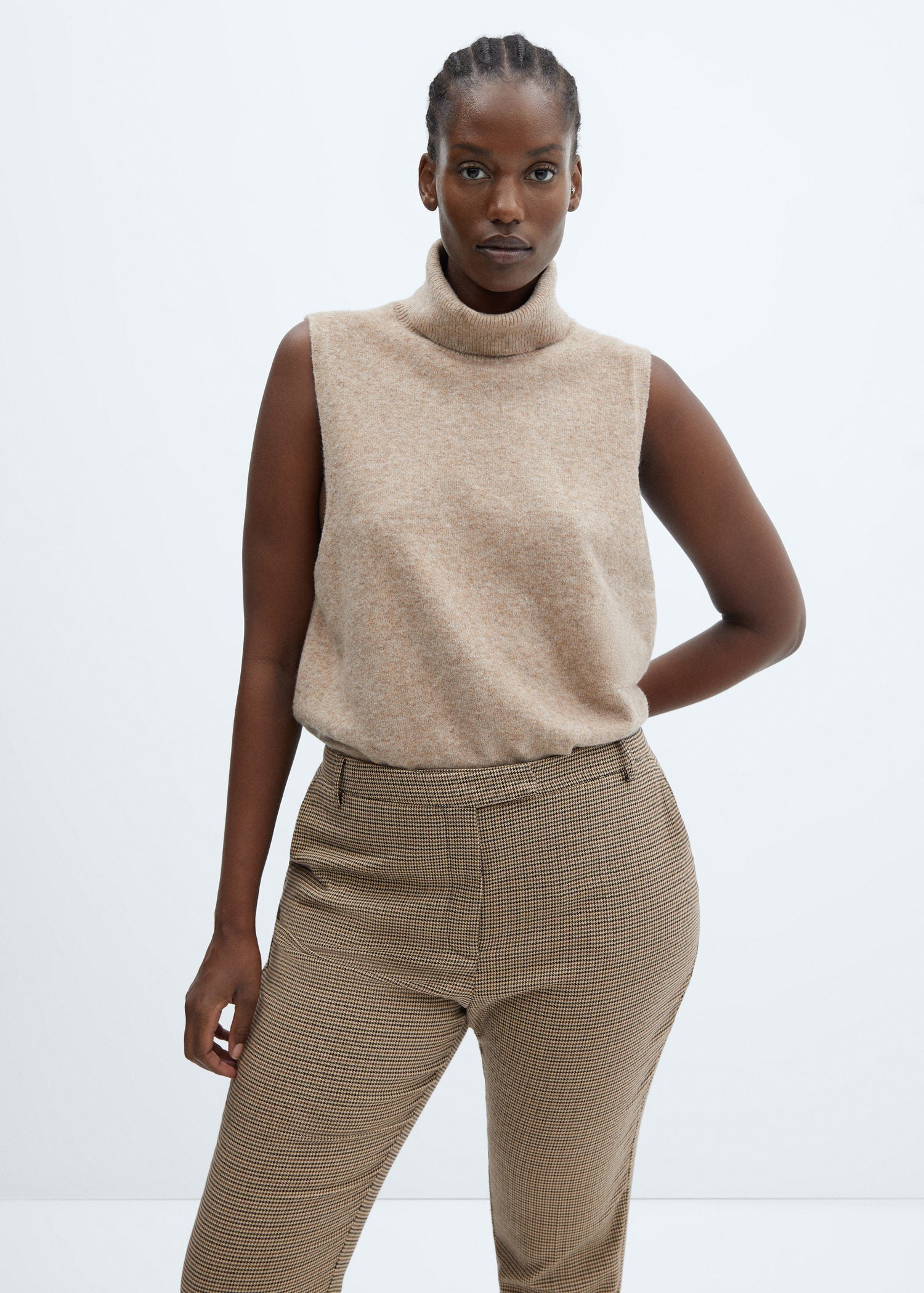 Normal Waist Skinny Trousers - Green