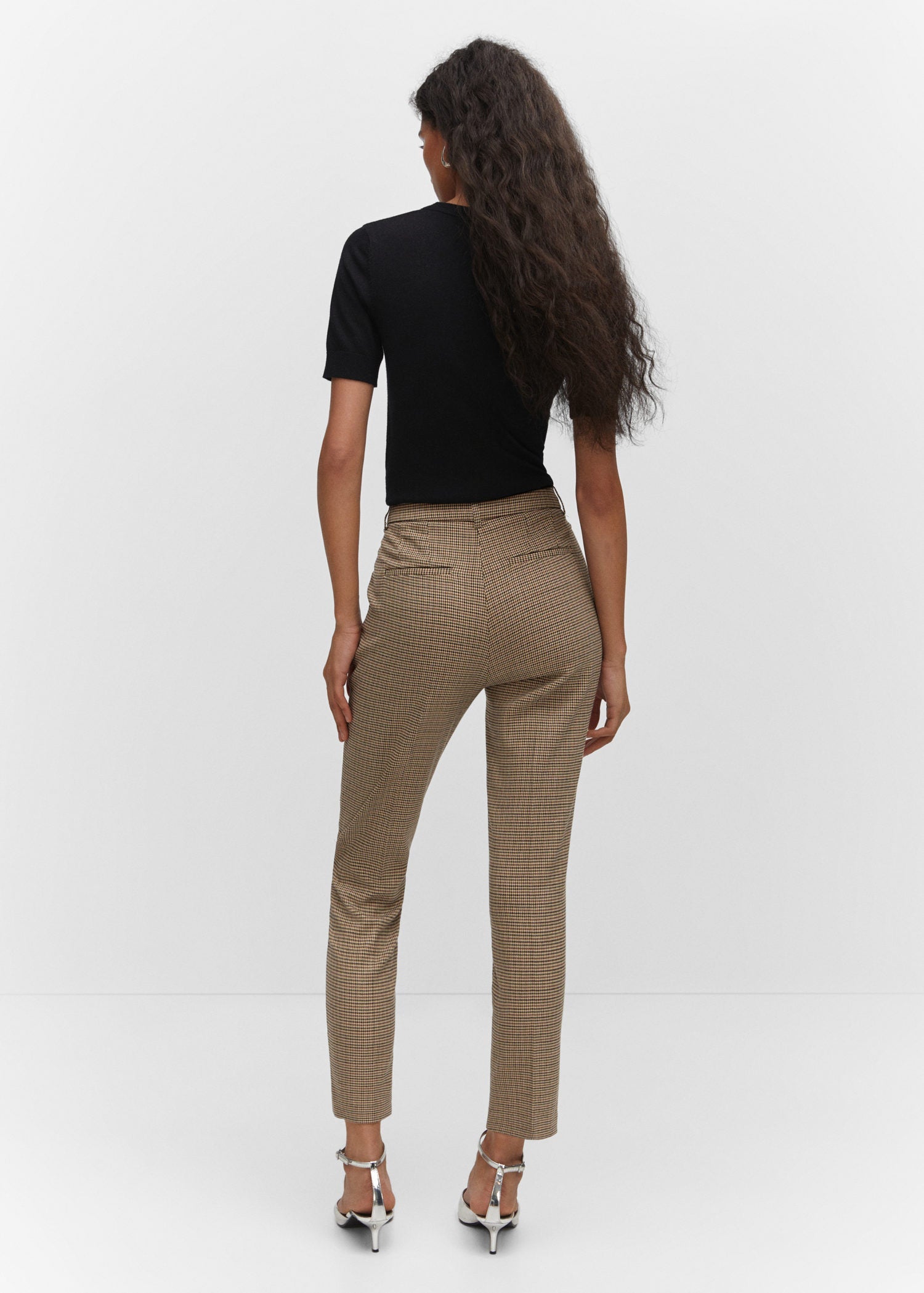 Normal Waist Skinny Trousers - Green