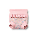 Rita badebuks i neopren - Pink Heart Flowers