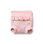 Rita badebuks i neopren - Pink Heart Flowers