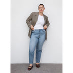 Jean Mom Taille Haute - Medium Blue