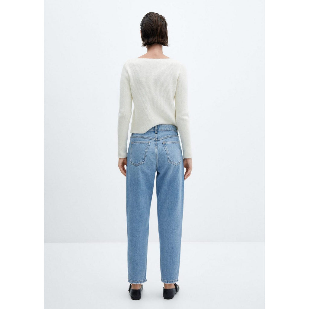 Jean Mom Taille Haute - Medium Blue