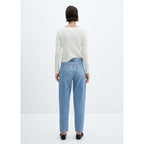 Jean Mom Taille Haute - Medium Blue