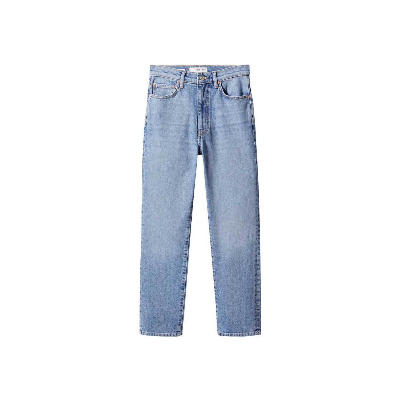 Slim Crop Jeans - Medium Blue