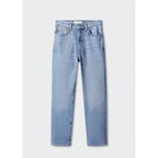 Slim Crop Jeans - Medium Blue