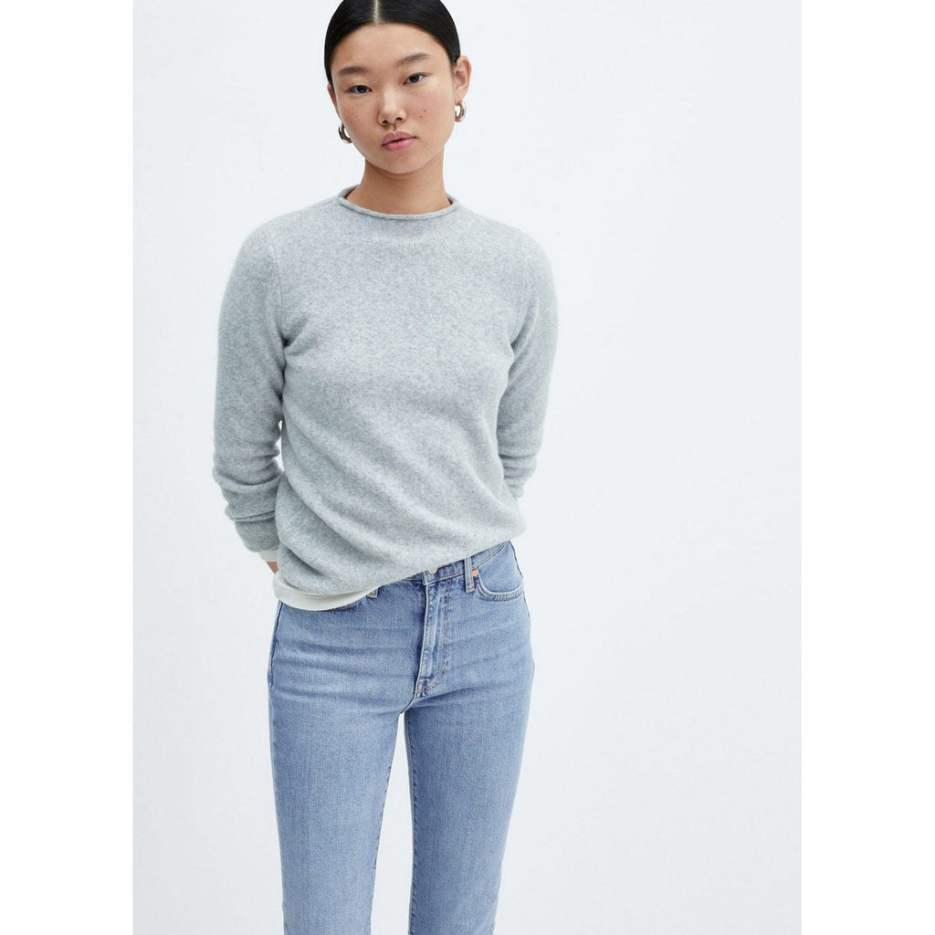 Slim Crop Jeans - Medium Blue