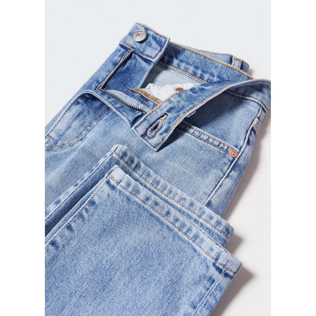 Slim Crop Jeans - Medium Blue