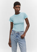T-Shirt Détail Couture - Sky Blue