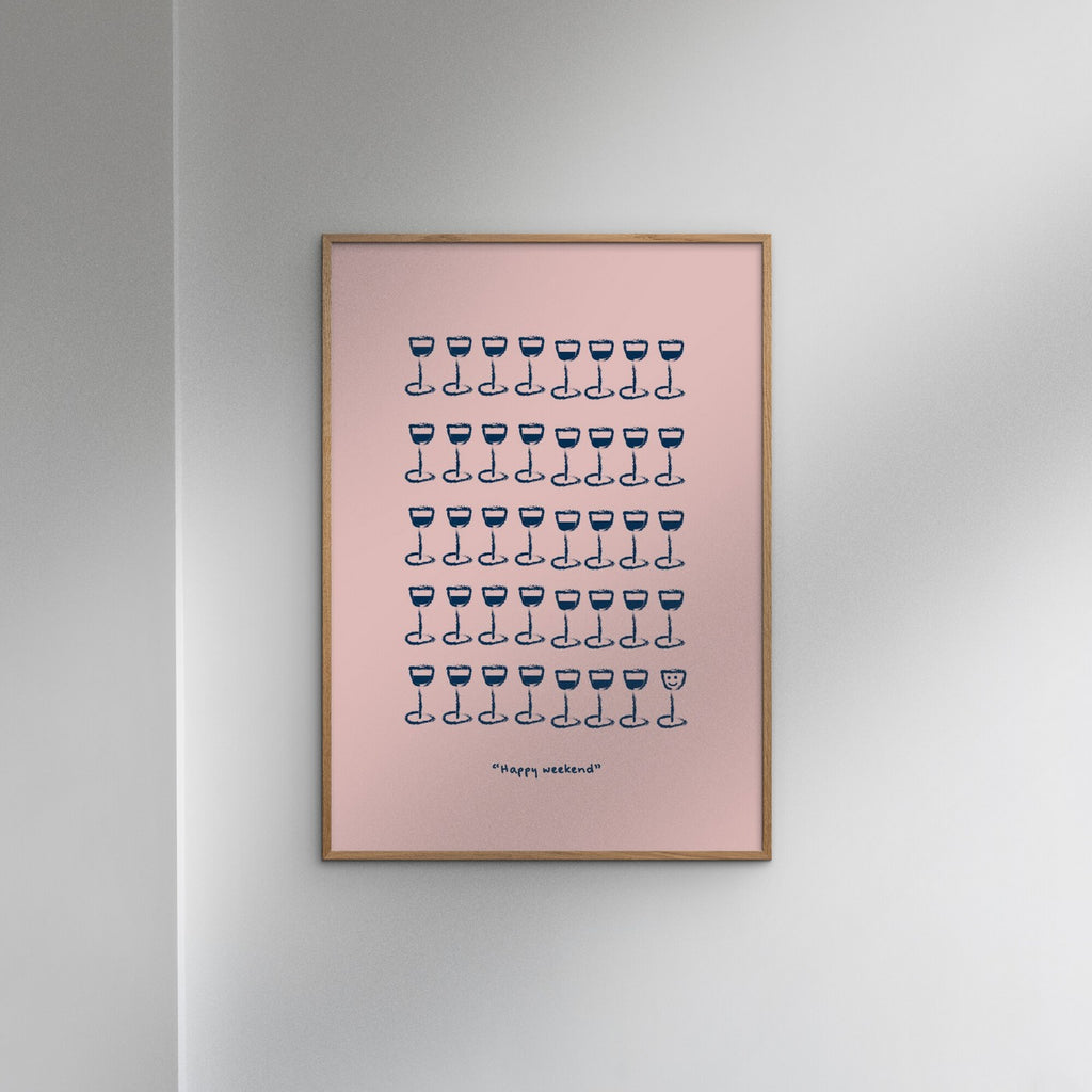 Life Of Van Dijk - Happyweekend Pink/Blue