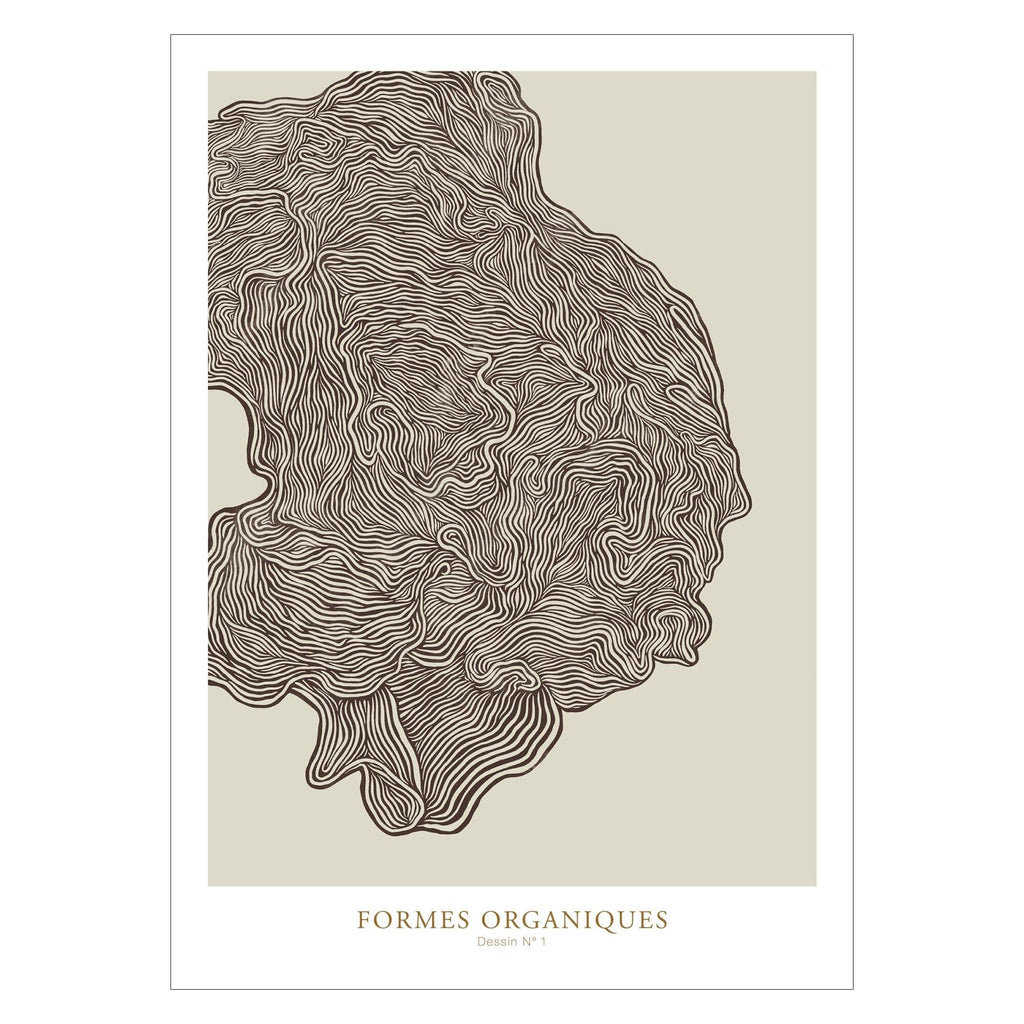 Gustav Lautrup - Wavy Formes Organiques No. 1