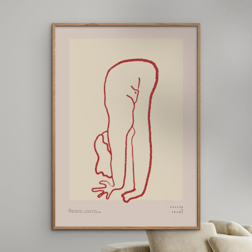 Cille Due X Poster & Frame - Meditation