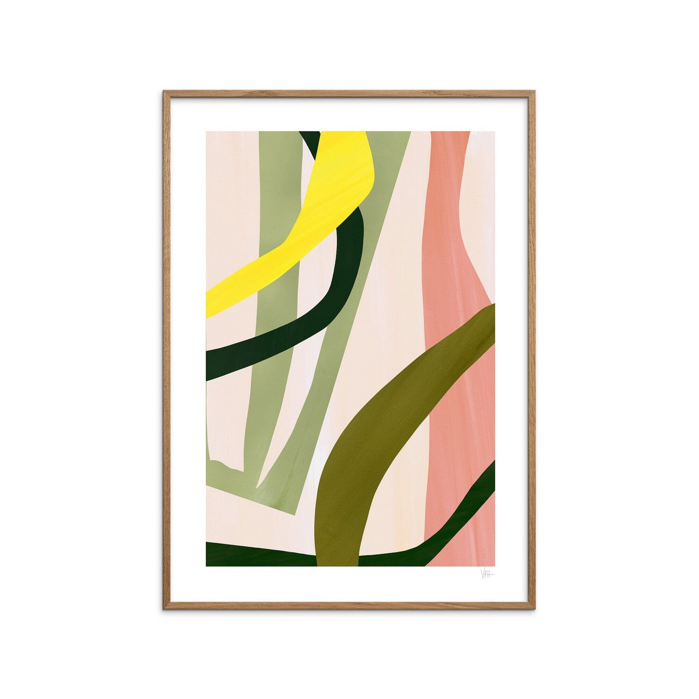 Violets Print House - Abstract Cut Out 1 Of 3