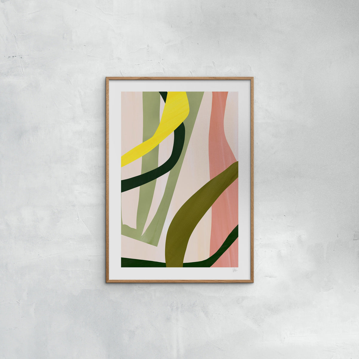Violets Print House - Abstract Cut Out 1 Of 3