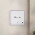 Marco de madera lila acrílico