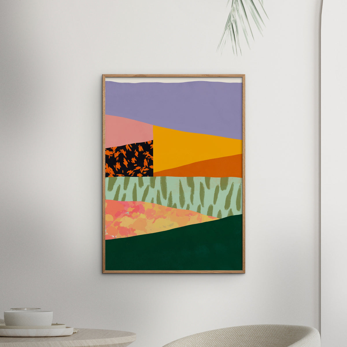 Little Dean - Collage Abstract Minimalism