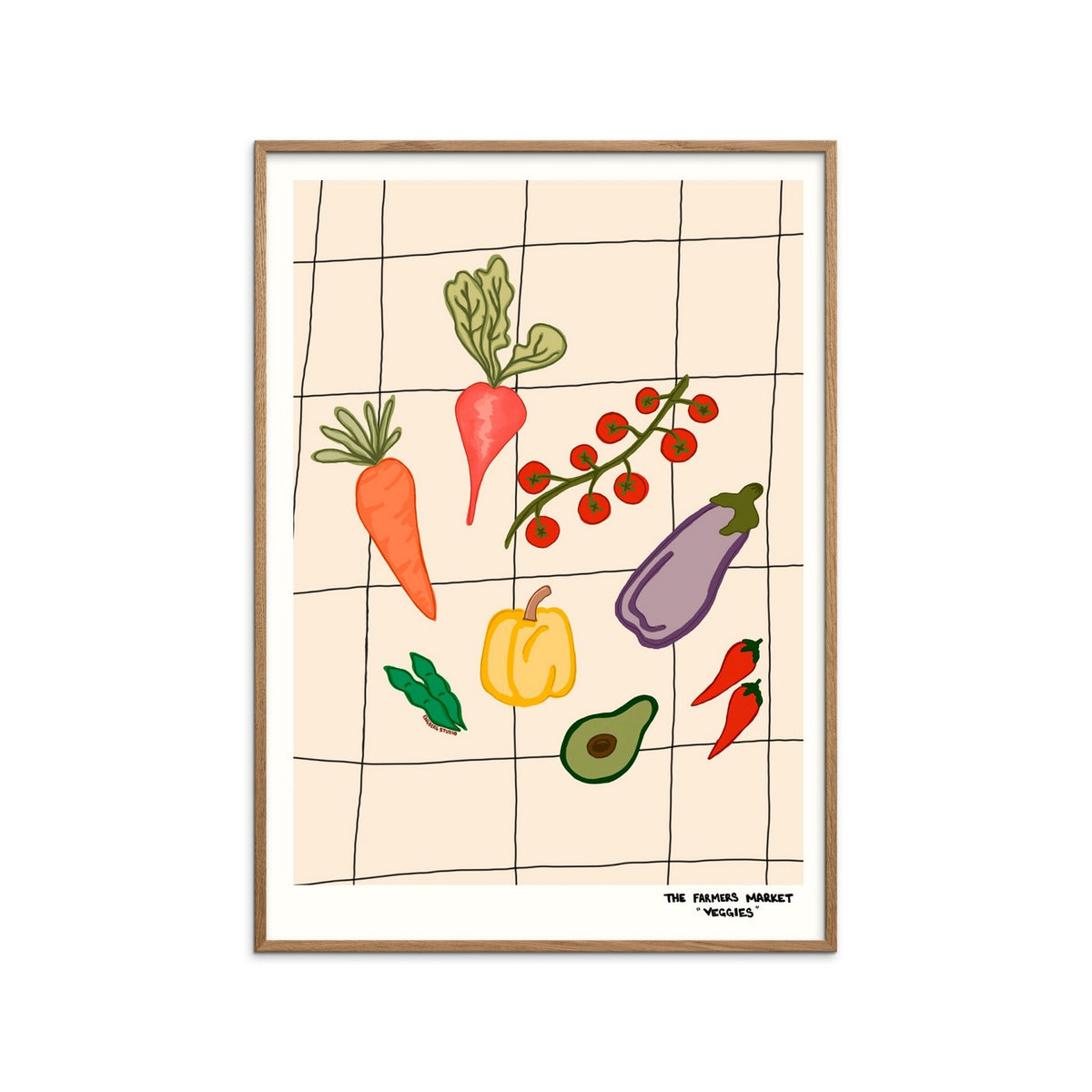 Engberg Studio - Farmers Market - Veggies