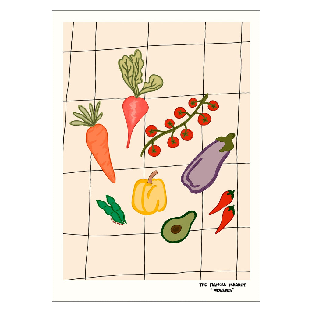 Engberg Studio - Farmers Market - Veggies