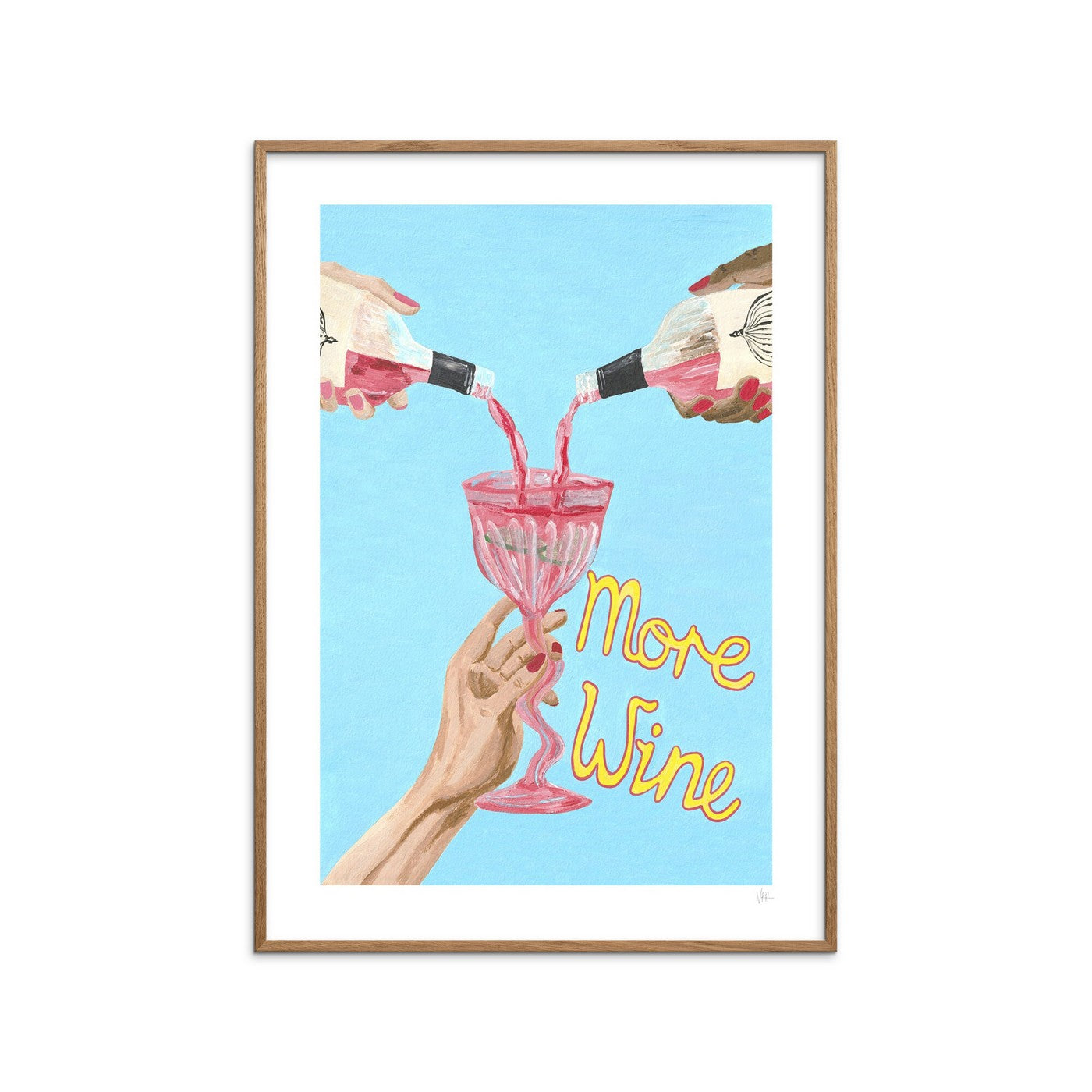 Violets Print House - Más vino