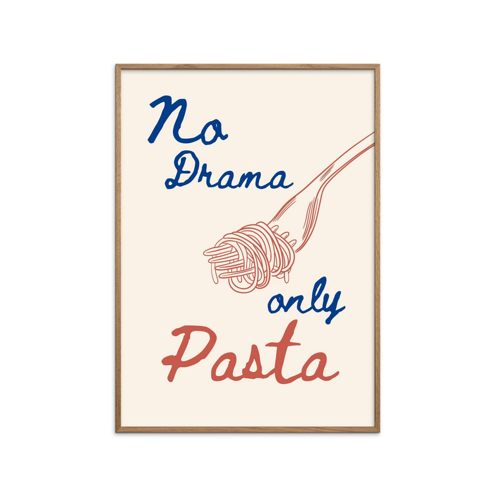 Láminas de Arte Asequibles X Ohkimiko - Sin Drama, Solo Pasta