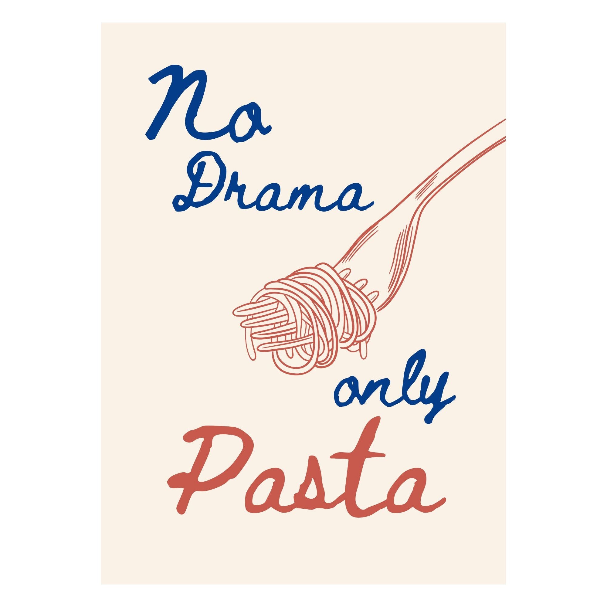 Láminas de Arte Asequibles X Ohkimiko - Sin Drama, Solo Pasta