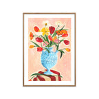 Violets Print House - Poppies And Tulips