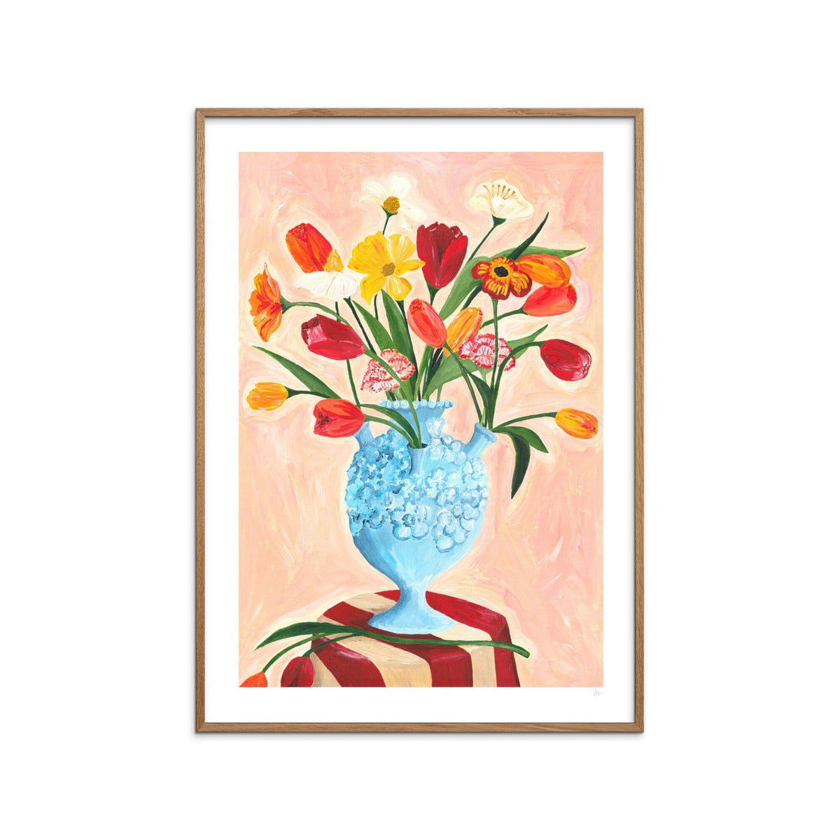 Violets Print House - Poppies And Tulips