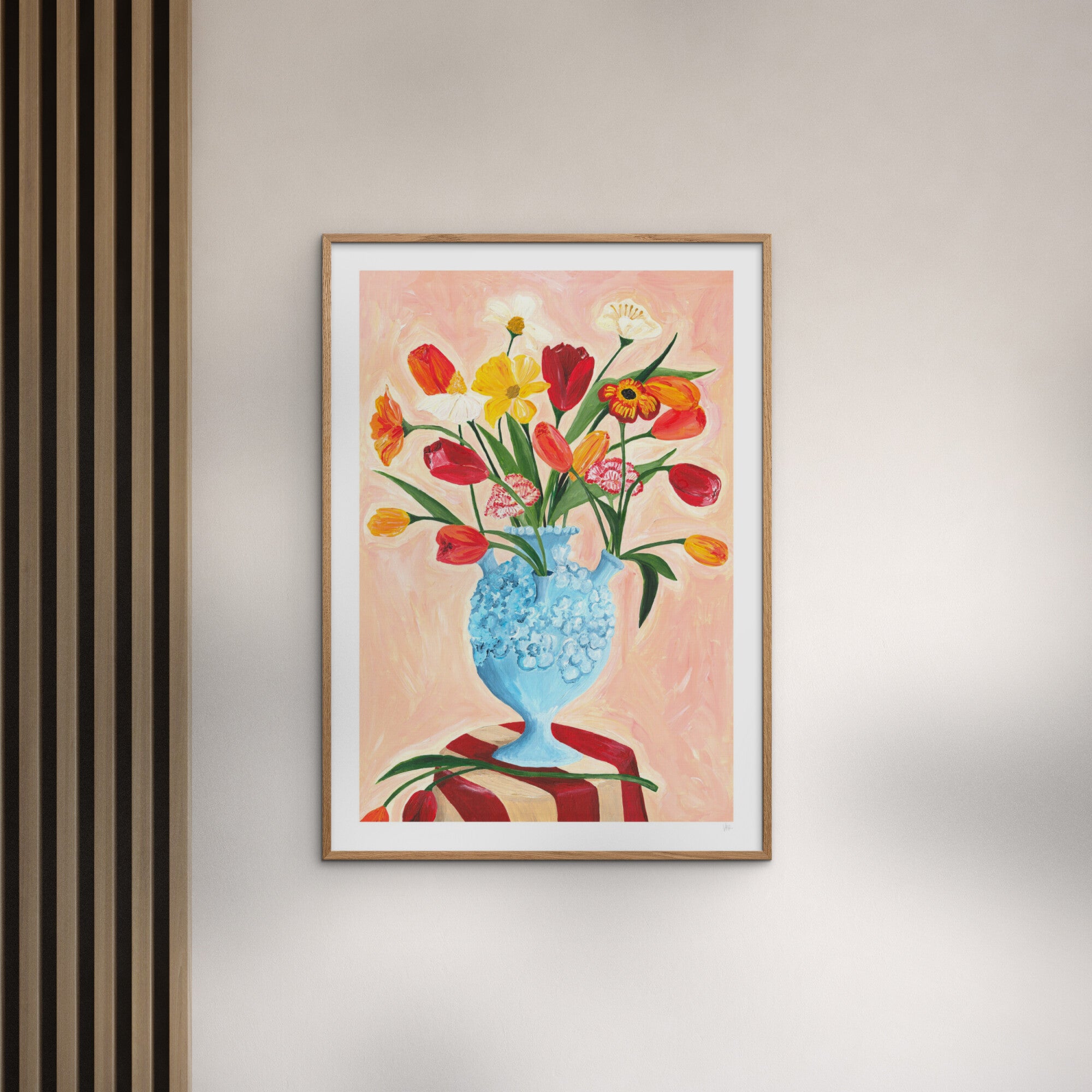 Violets Print House - Poppies And Tulips