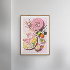 Violets Print House - Plato de flores