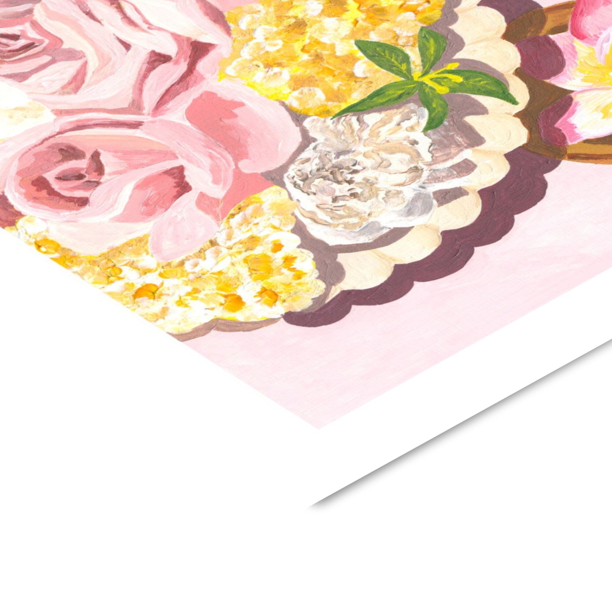 Violets Print House - Plato de flores
