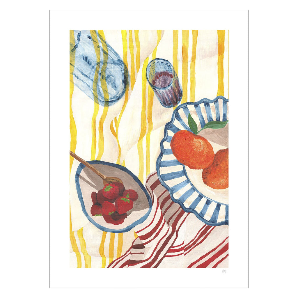 Violets Print House - Fruit Still Life