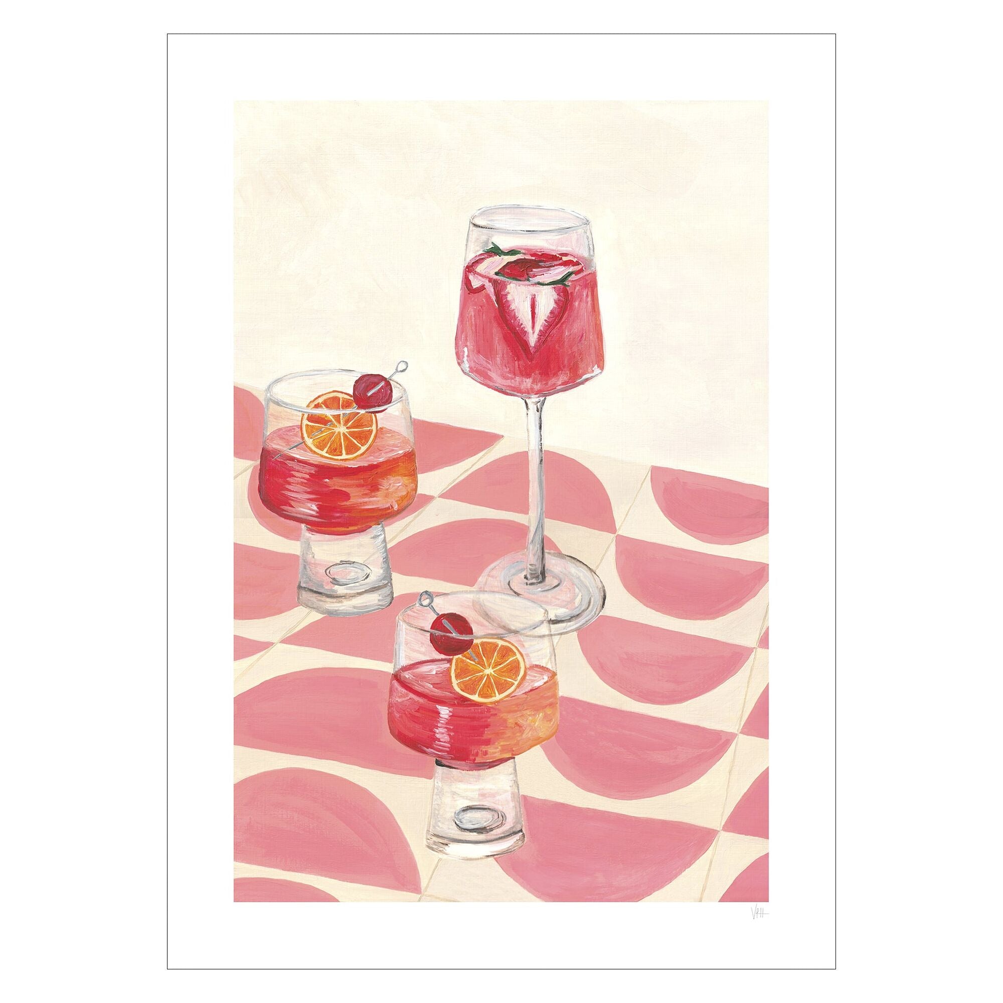 Violets Print House - Campari Cocktails