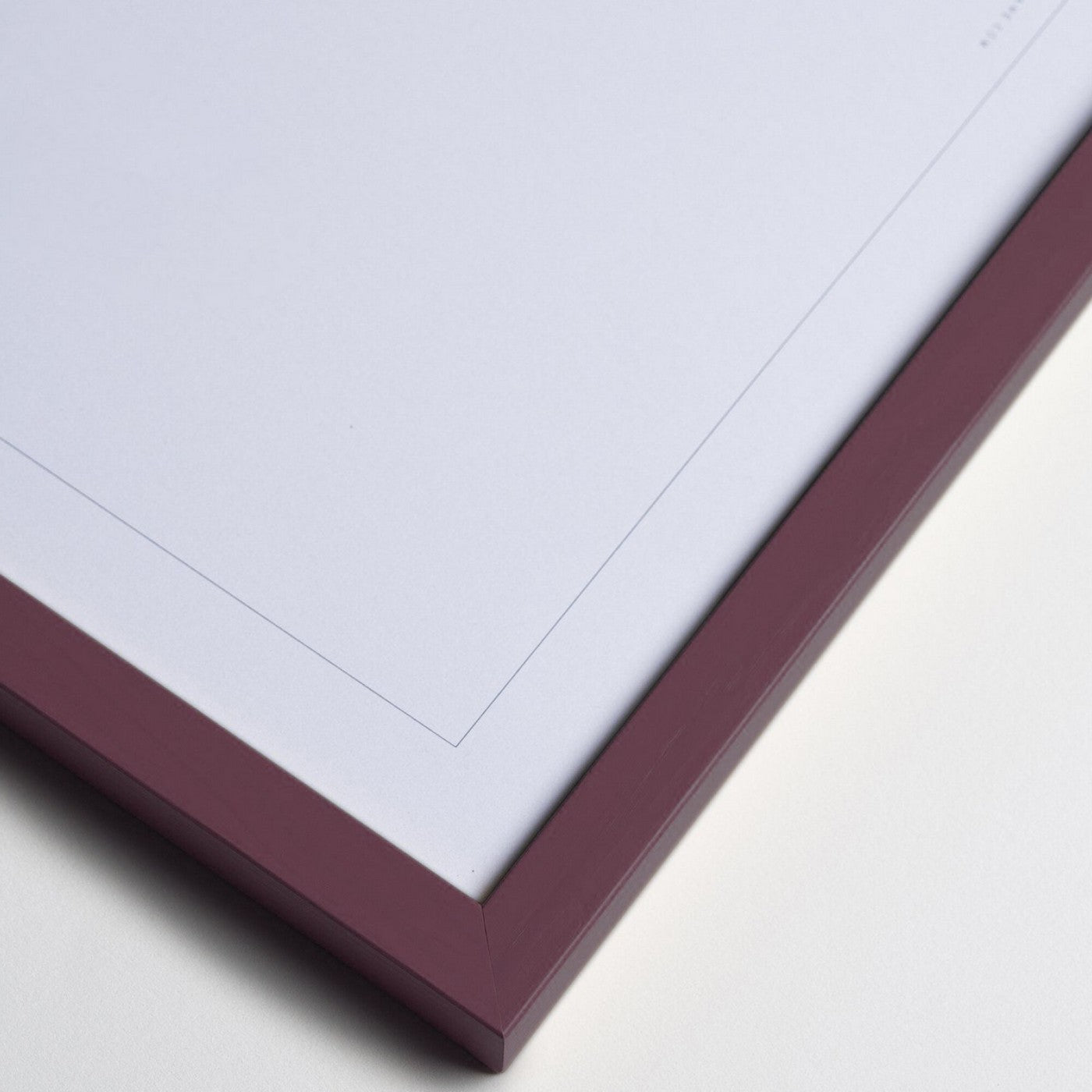 Plum Wooden Frame - Acrylic