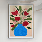 Camilla Bergqvist - Blue Vase Poppies