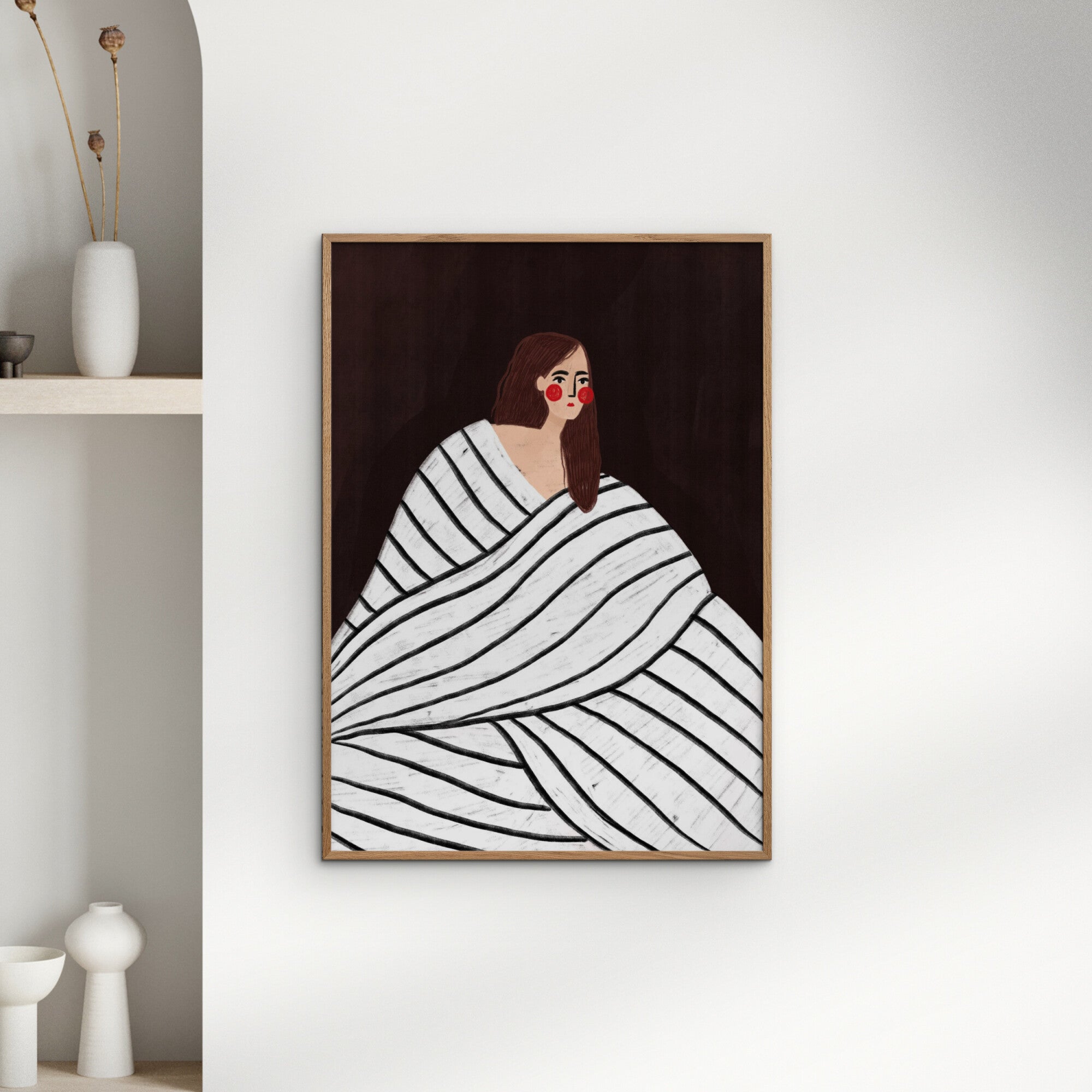 Bea Muller - The Woman With Black And White Stripes
